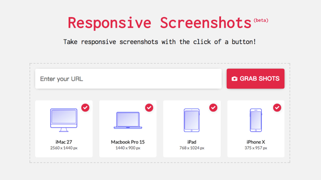 Responsive Screenshots