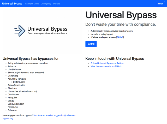 Universal Bypass 對付廣告連結利器，自動跳過惱人的倒數計時畫面（Chrome、Firefox）