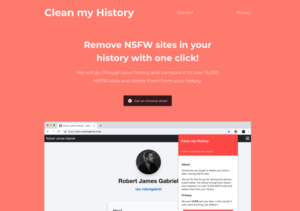 Clean My History 一鍵從瀏覽器歷史記錄移除 15000 個色情網站網址
