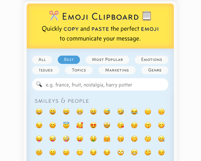 Emoji Clipboard