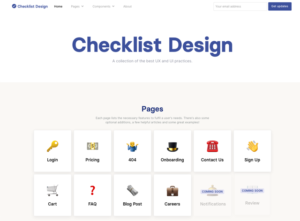 Checklist Design 網頁開發者必備參考手冊，助於學習更好的設計方式