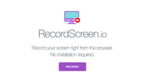 RecordScreen.io 從瀏覽器進行螢幕錄影，免下載安裝軟體或外掛