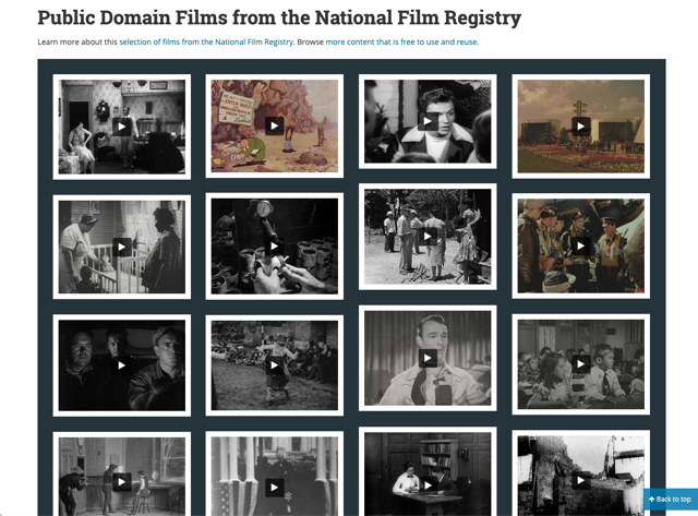 Free to Use and Reuse: Public Domain Films from the National Film Registry, Free to Use and Reuse Sets