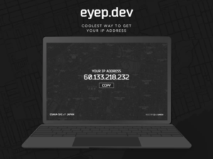 Eyep 查出自己的 IP 位址，搭配超酷炫 Google Maps 效果