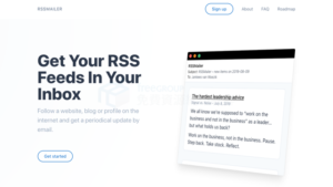RSSMailer 以 Email 訂閱 RSS Feeds，將網站、部落格更新寄回信箱