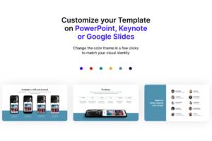 Selfone 免費 PowerPoint 投影片版型，適合應用程式開發者