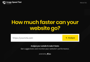 Image Speed Test 分析你的網頁內容，提供加速及圖片最佳化建議