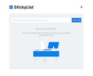 StickyList 最簡單的線上待辦清單，記下要做的事保持工作專注力