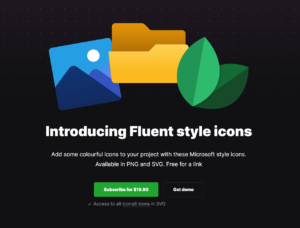 Fluent Icons 免費下載 965 個漂亮專業的流暢設計風格圖示
