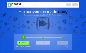 Zamzar 整合文件、圖片、影音全方位線上轉檔，支援超過 1100 種格式
