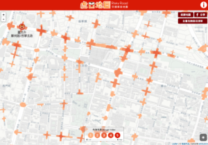 虎口地圖：以顏色標示台灣各縣市路口危險指數，行經這些路段請小心