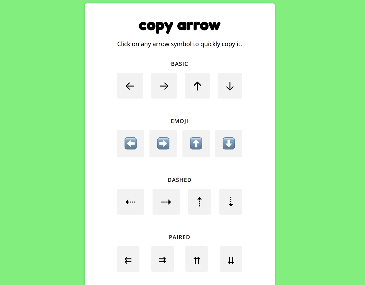 Copy Arrow