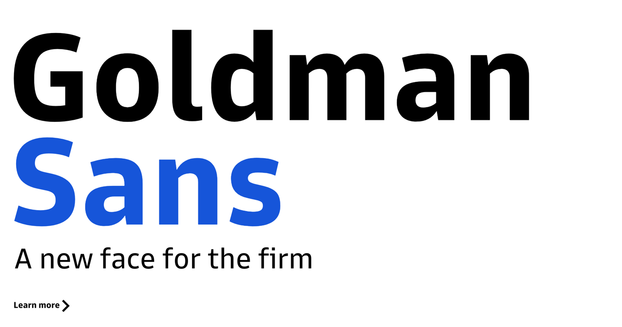 高盛銀行推出免費字型 Goldman Sans，強化數字符號易讀性