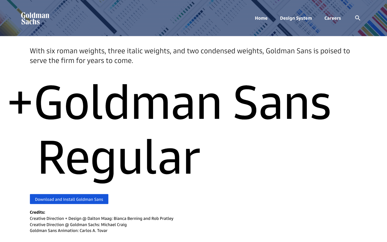 Goldman Sans