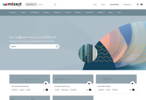 Mixkit Free Sound Effects 免費下載音效素材，所有聲音可商用免標示來源