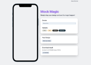 Mock Magic 為擷圖畫面加上外框，支援 iPhone、MacBook 等裝置模型