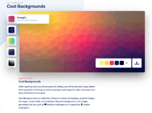 Cool Backgrounds 免費背景製作工具，內建五種效果可自訂顏色