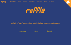 Ruffle 免費 Flash Player 替代軟體，讓瀏覽器繼續支援