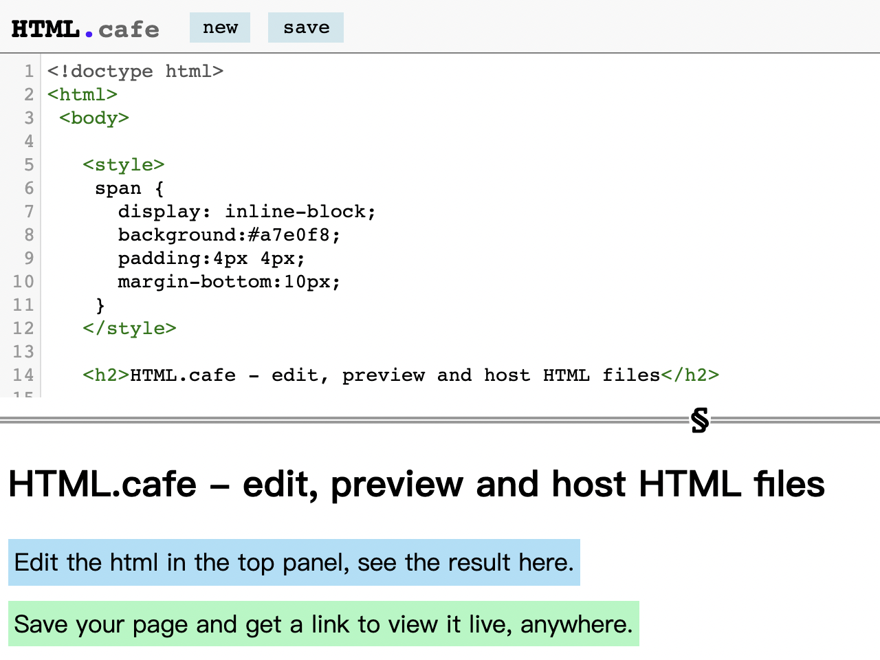 HTML.cafe