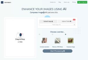 Upscale Pics 以 AI 強化圖片，放大尺寸、移除噪點和壓縮圖檔不失真