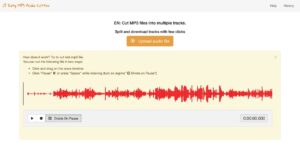 Mp3 Audio Cutter 免費 MP3 音訊剪輯工具，線上分割裁切多個音樂段落