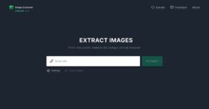 Image Extractor 免費圖片下載工具，輸入網址批次打包圖片