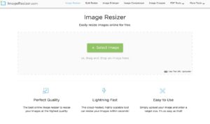 ImageResizer 整合各種圖片編輯功能，線上修改圖片大小、壓縮、裁切