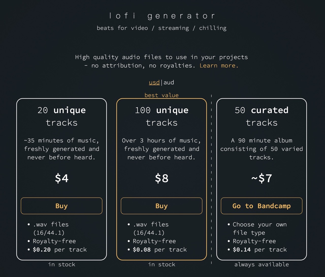Lo-fi Generator
