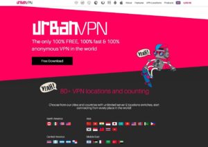 Urban VPN 免費 VPN 服務提供 80+ 國家節點，支援各種平台無流量限制