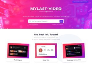 MyLast Video 取得 YouTube 固定網址，每次打開自動導向頻道最新影片