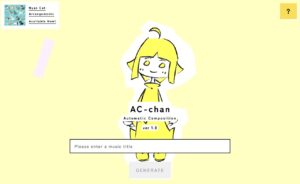 AC-chan 免費音樂產生器，輸入主題自動創作簡短背景音樂