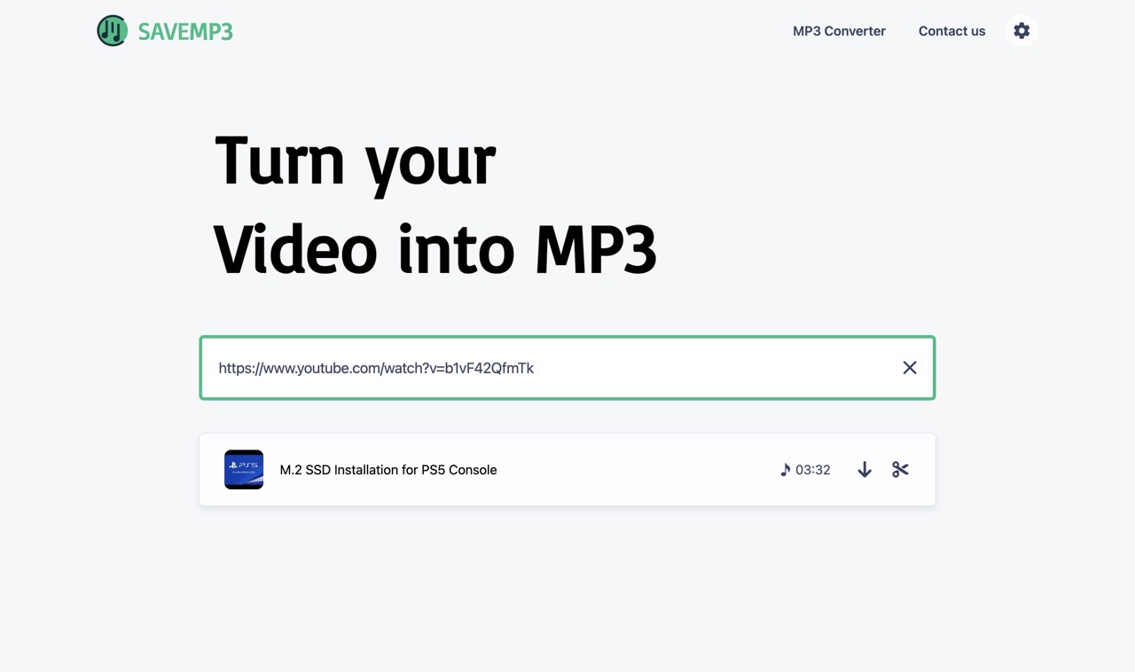 Savemp3 將影片下載為 MP3 可選擇不同畫質或檔案格式