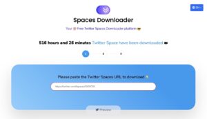 Spaces Downloader 推特音訊空間下載工具，將錄音保存為 MP3 格式