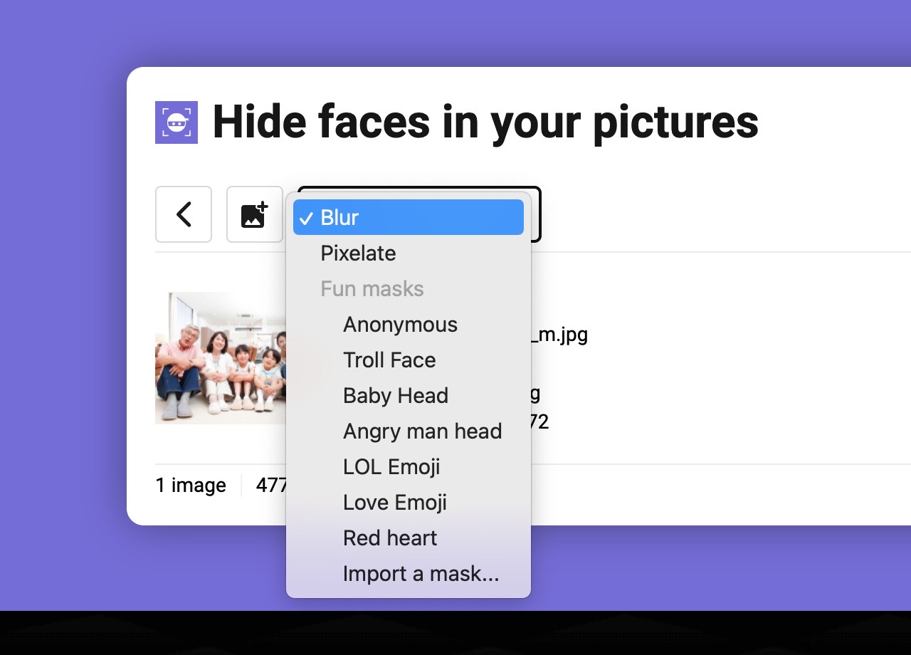 ImgTools 將照片的人臉自動模糊隱藏，檔案不上傳伺服器更安全