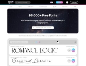 FontSpace 近 10 萬個免費英文字型，完整授權規範下載更安心