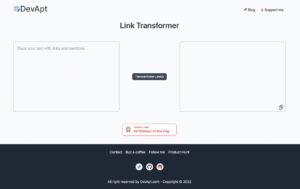 Link Transformer 將超連結轉為純文字，分享社群平台不降低曝光率