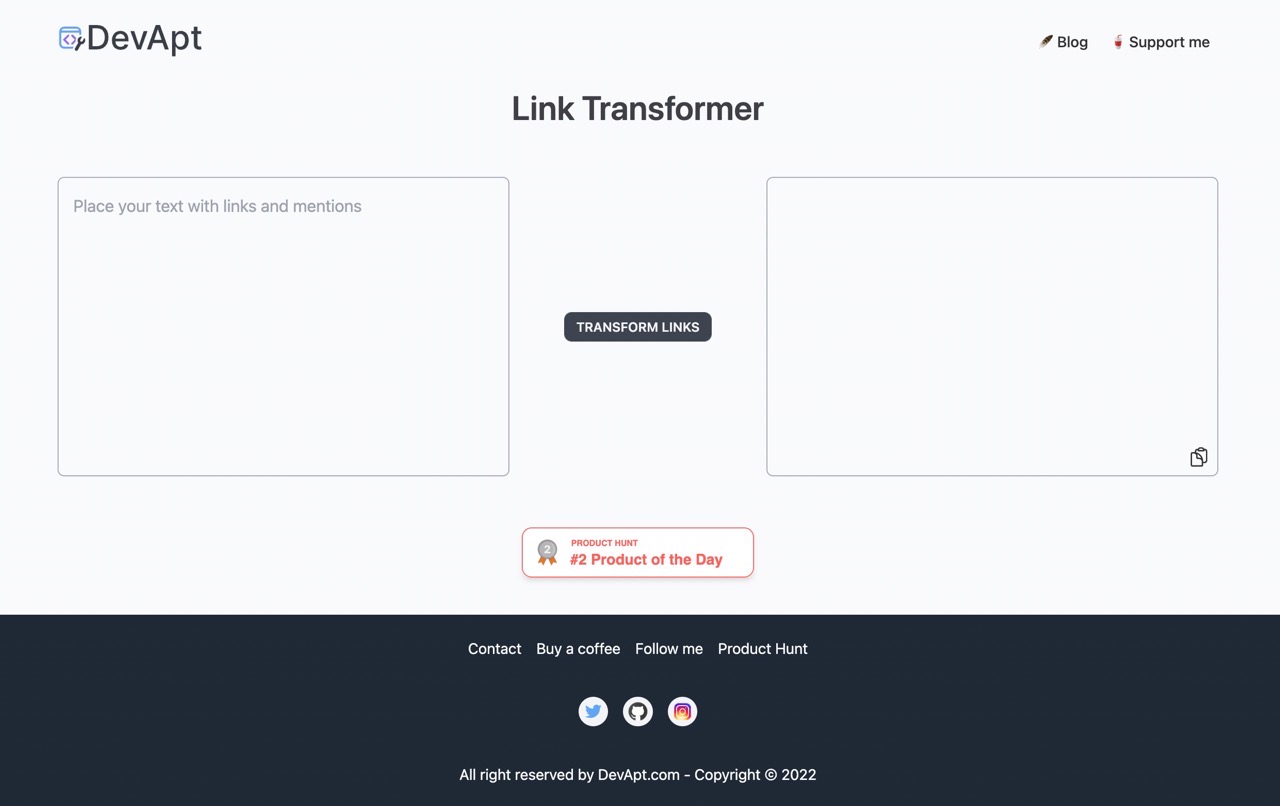 Link Transformer 將超連結轉為純文字，分享社群網站不降低曝光率