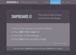 Snipboard 分享螢幕截圖最簡單方法，快速鍵擷取、上傳並產生網址