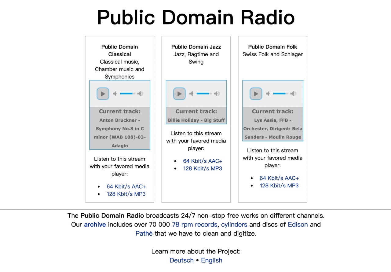 Public Domain Radio