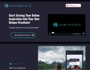 Synthesys X 將任何照片轉為獨特圖片 AI，內容創作者必備工具
