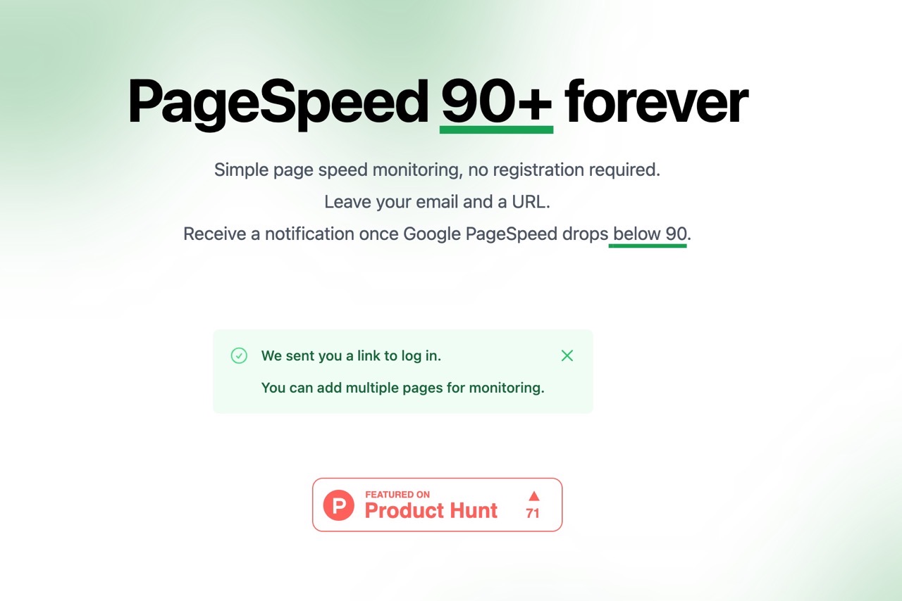 PageSpeed 90+ forever
