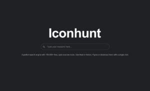 Iconhunt 超強免費圖示搜尋引擎，下載 150,000+ 開源 SVG 圖示