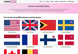 TempSMSS：免費臨時手機號碼接收簡訊，支援十個國家免註冊