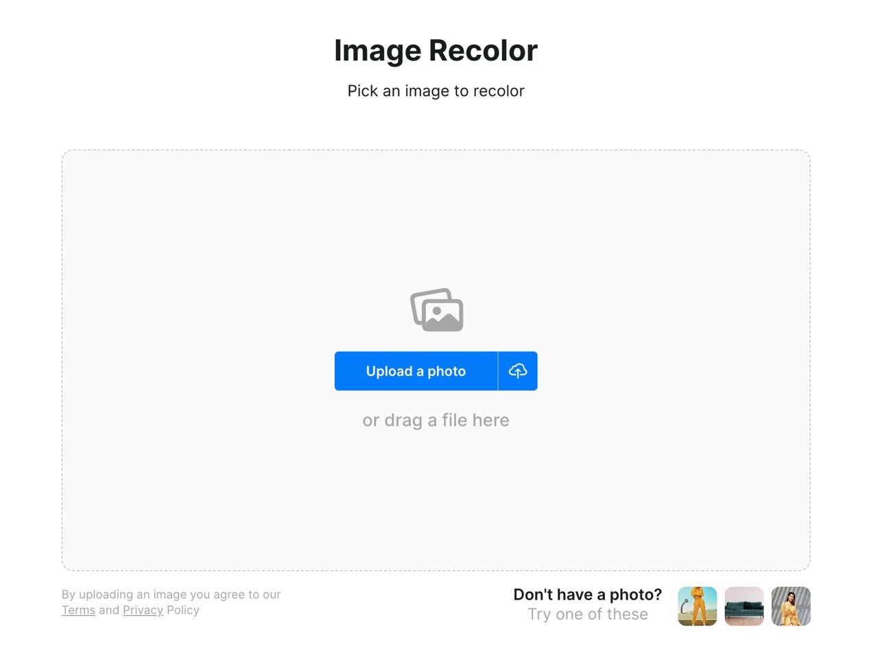 Pixelcut Image Recolor