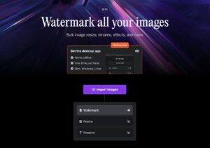 Mark My Images 線上圖片編輯工具，批次調整尺寸、加入浮水印