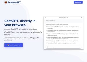BrowserGPT 直接在瀏覽器工具列存取 ChatGPT（Chrome 擴充功能）