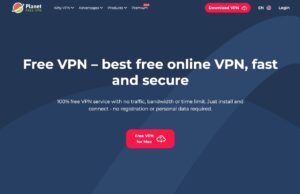 Planet VPN 評測：無限流量免費 VPN 服務，五個國家連線節點，無需註冊即可使用