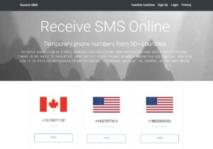 Receive SMS Online 免註冊的臨時手機號碼接收驗證碼服務，超過 50 國家可選