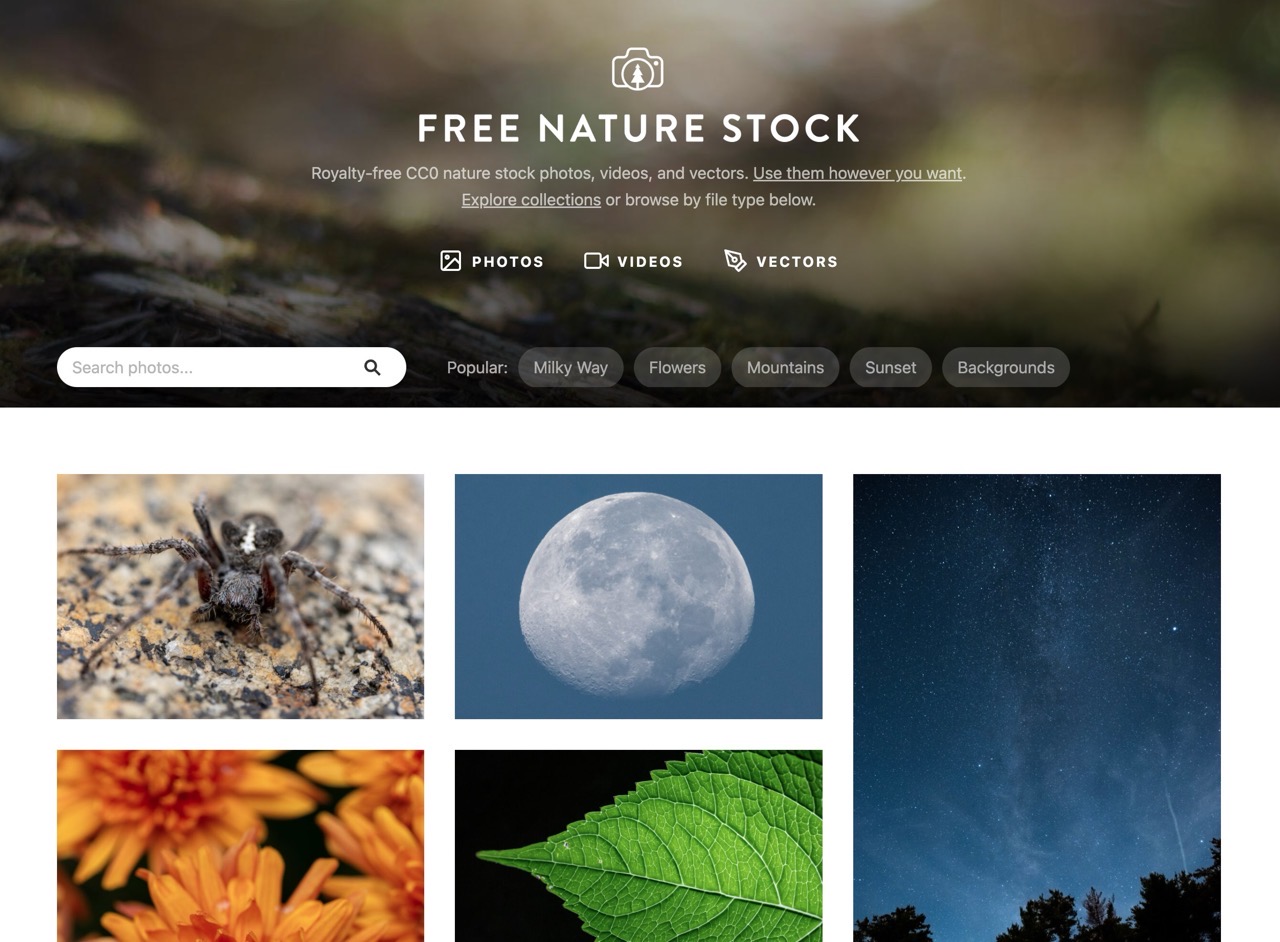 Free Nature Stock 專業攝影師打造的免費圖庫，高畫質 CC0 相片影片可商用