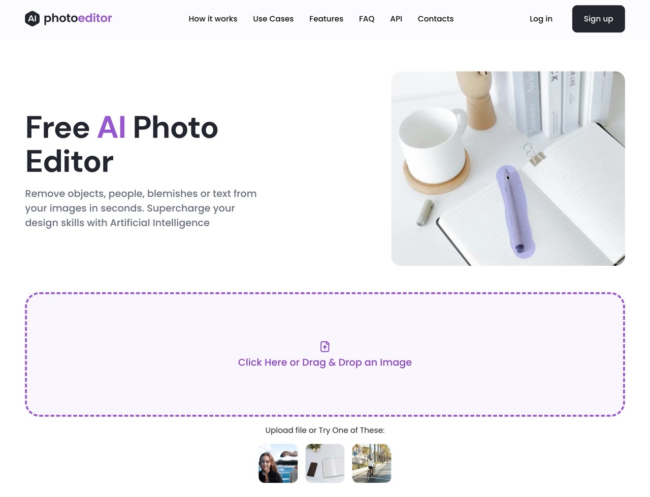PhotoEditor 以 AI 技術快速移除相片中的物品、人物或文字，免費且易用